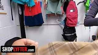 Nerdy Breezy Bri Gets Predominated In The Backroom By Her Older Fucking Partner For Shoplifting, Roleplay And Facial Cumshot