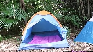 Camping Teenager Stepdaughter