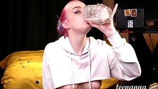 Teenanna - Drank A Pint Of Cum And Got Another In The T